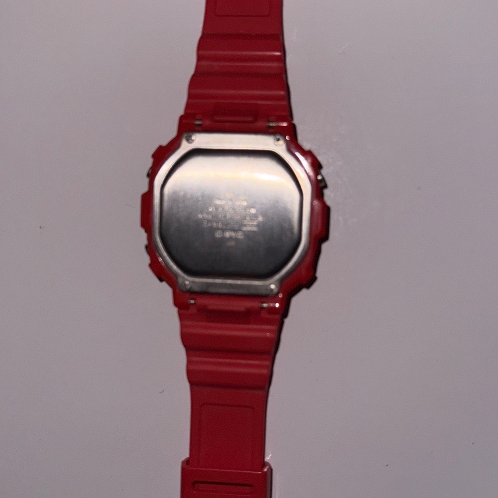 Casio Bold Red Digital Timepiece - Picture 5 of 6